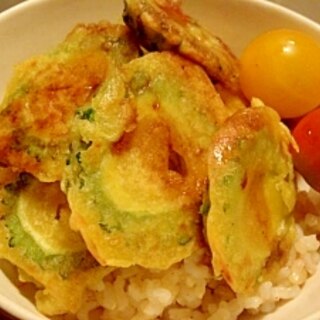 ゴーヤ丼★カレー風味